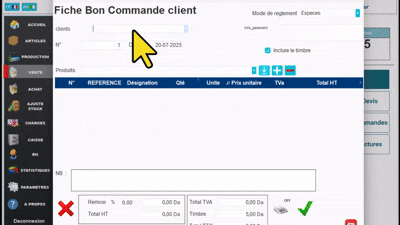 Dolisoft PRO – أقوى برنامج لمؤسستك أو متجرك Spécial Quincailleries