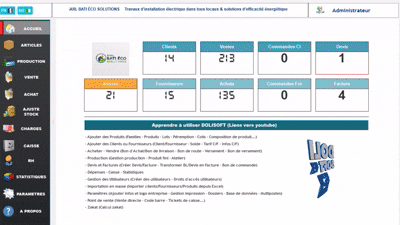 Dolisoft PRO – أقوى برنامج لمؤسستك أو متجرك Spécial Quincailleries
