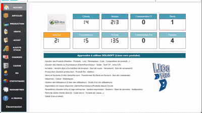 Dolisoft PRO – أقوى برنامج لمؤسستك أو متجرك Spécial Quincailleries