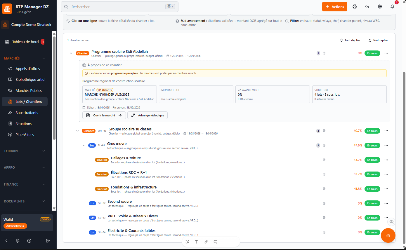 LOGICIEL BTP MANAGER PRO