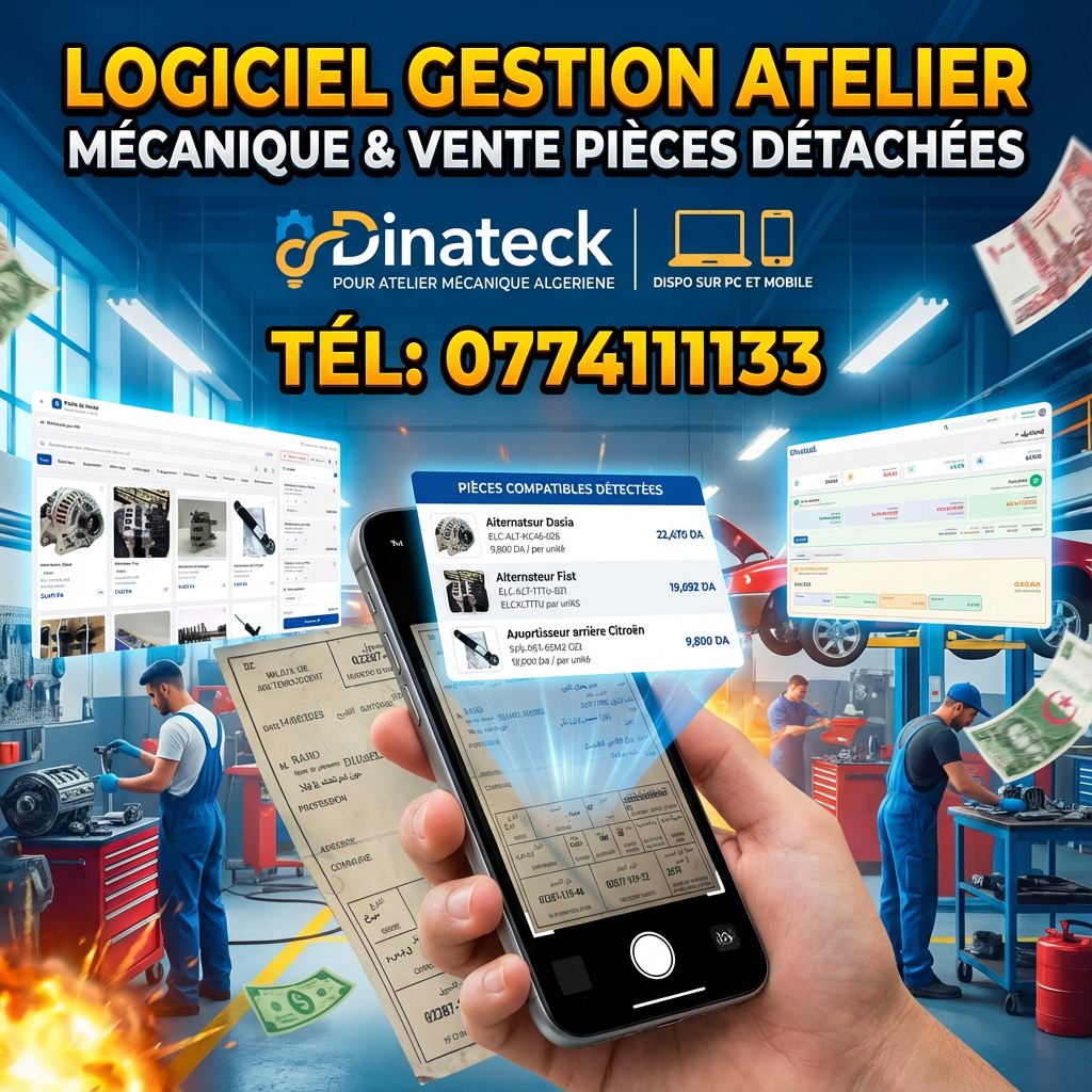 Logiciel de gestion Atelier Mecanique (Garagiste)
