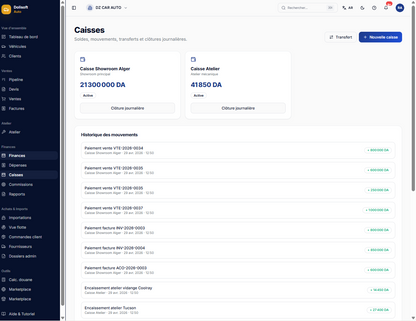 DoliSoft Auto — Le logiciel des showrooms et importateurs de véhicules en Algérie