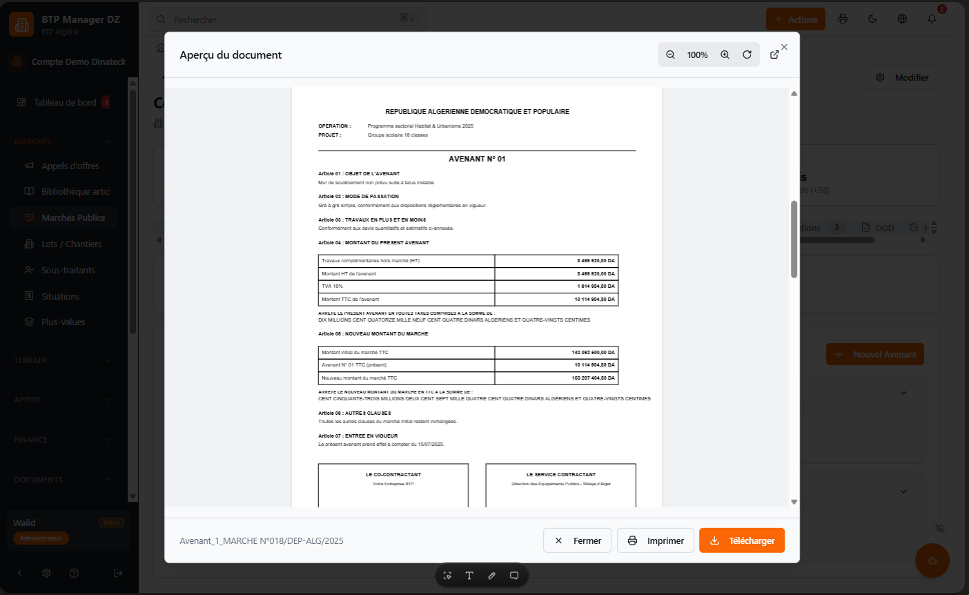 LOGICIEL BTP MANAGER PRO