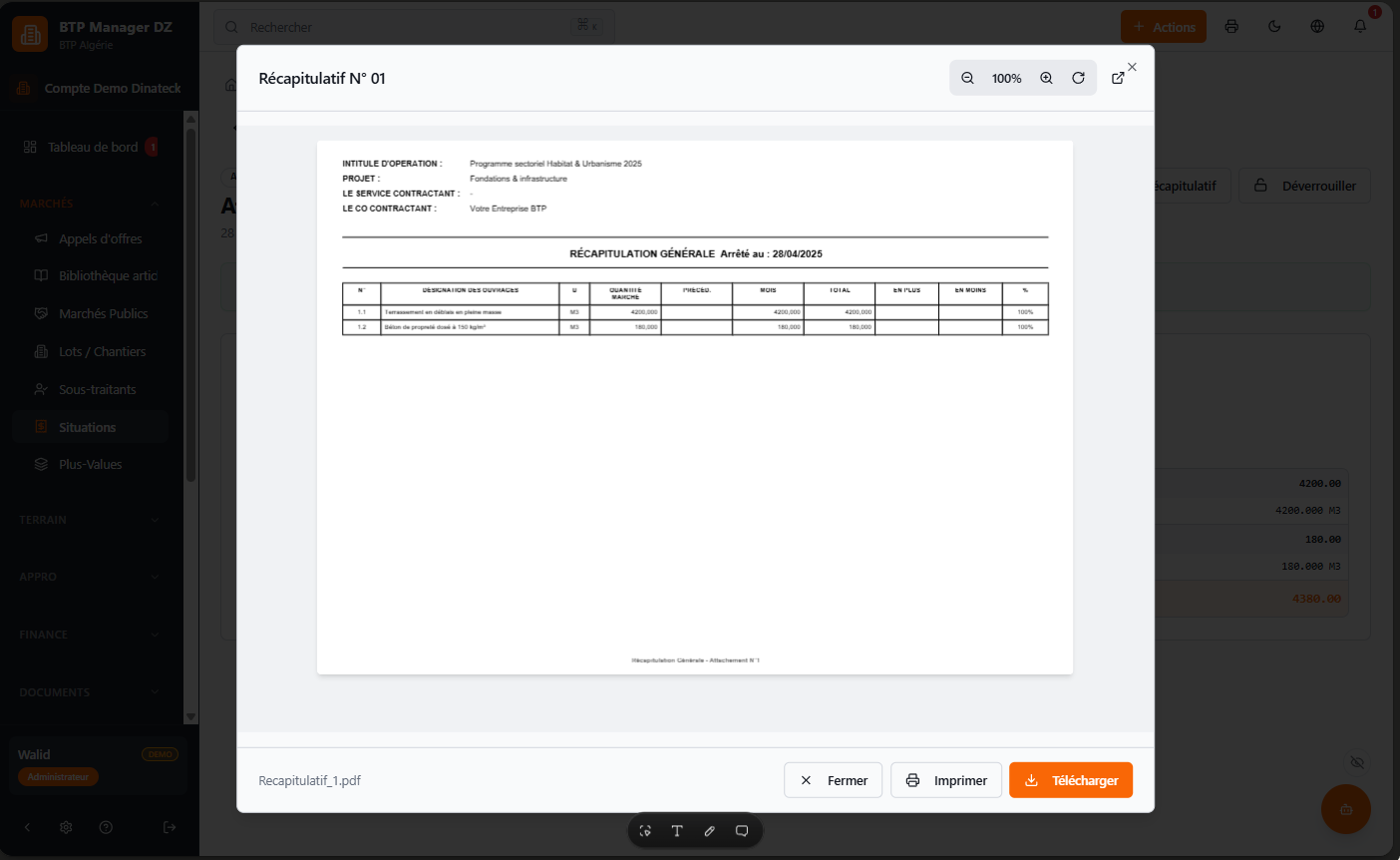LOGICIEL BTP MANAGER PRO