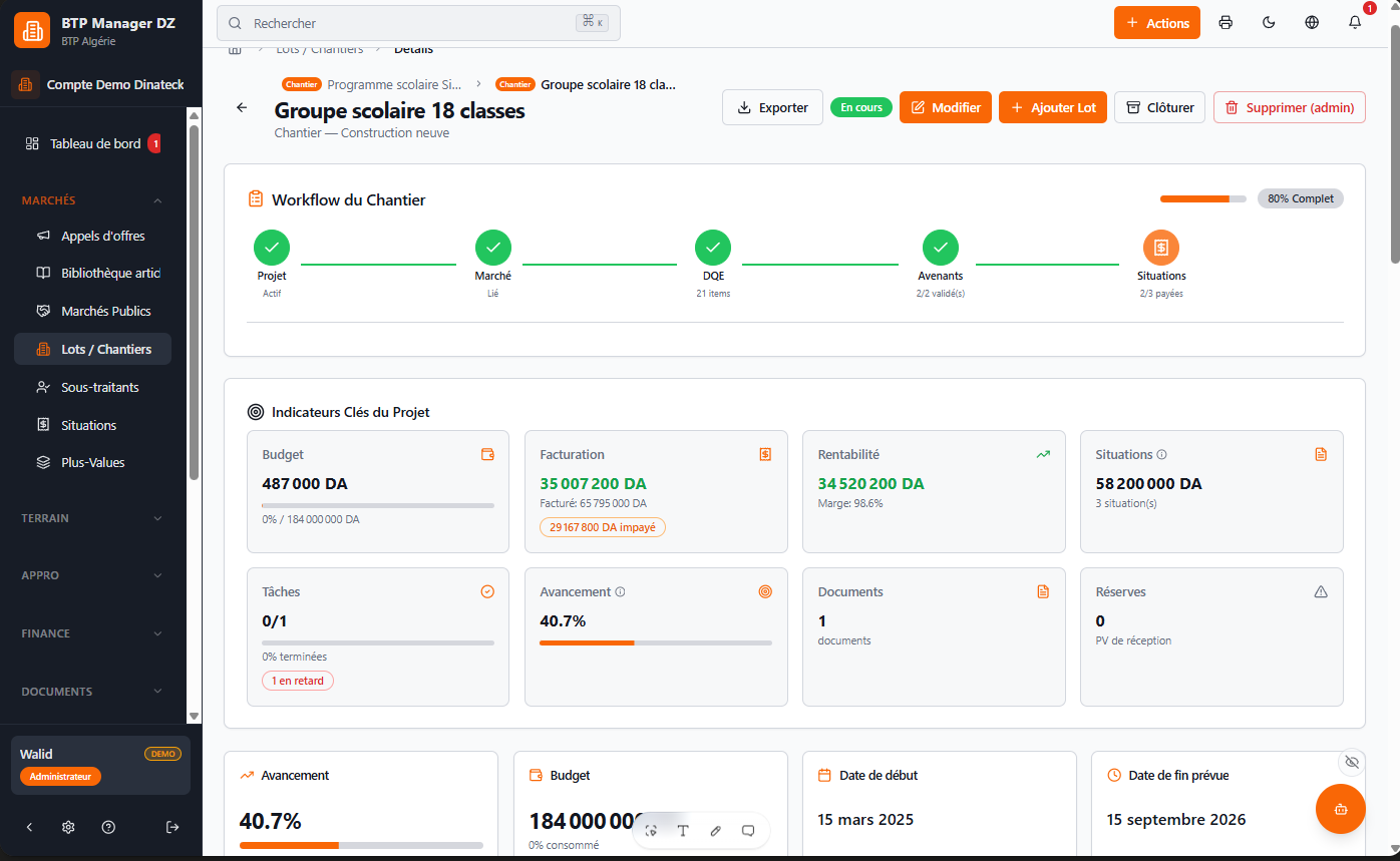 LOGICIEL BTP MANAGER PRO