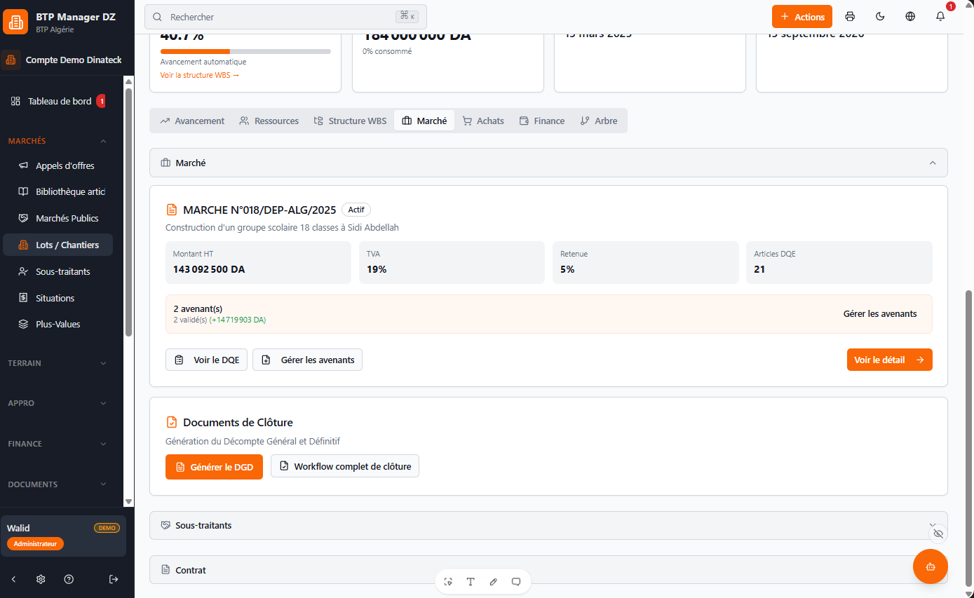 LOGICIEL BTP MANAGER PRO