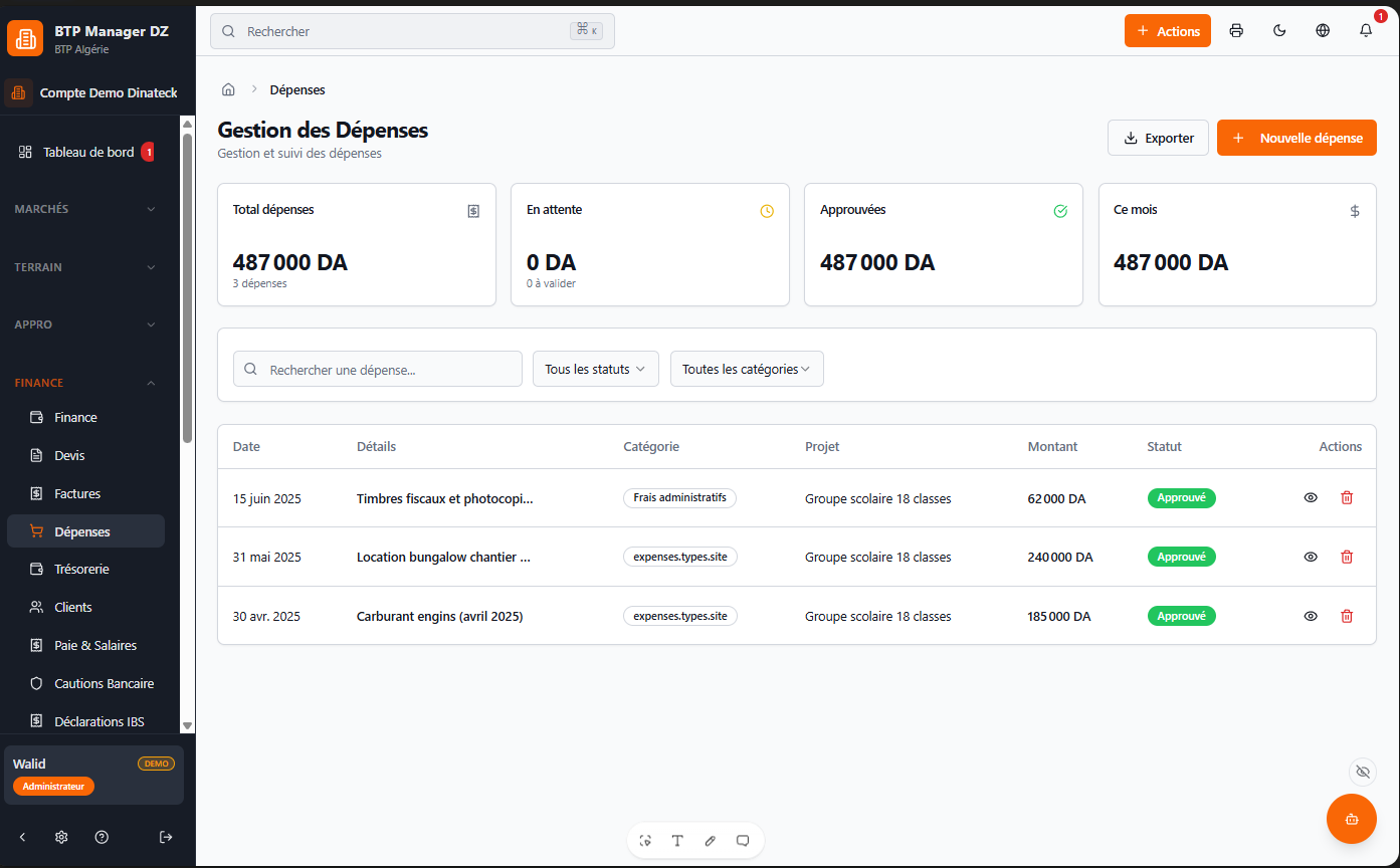 LOGICIEL BTP MANAGER PRO