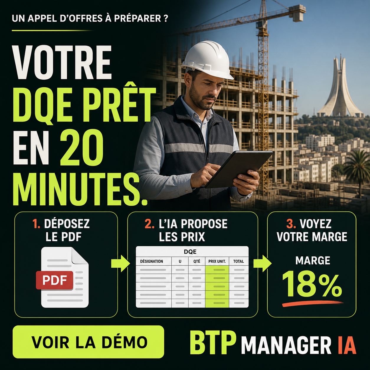 برنامج BTP MANAGER IA integrée