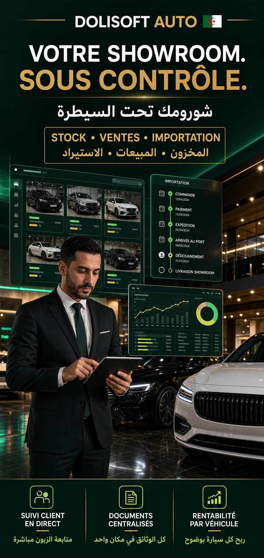 Dolisoft pour SHOWROOMS VEHICULES