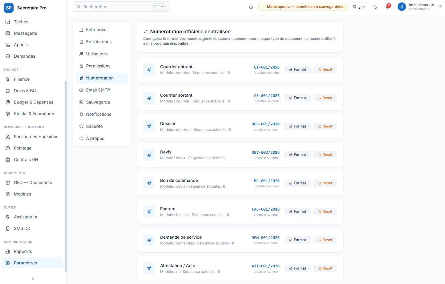 IDARATI - Logiciel de l'administration parfaite EN ALGERIE
