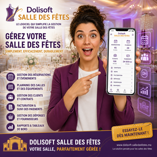 DOLISOFT — Le logiciel de Gestion des salles des fêtes