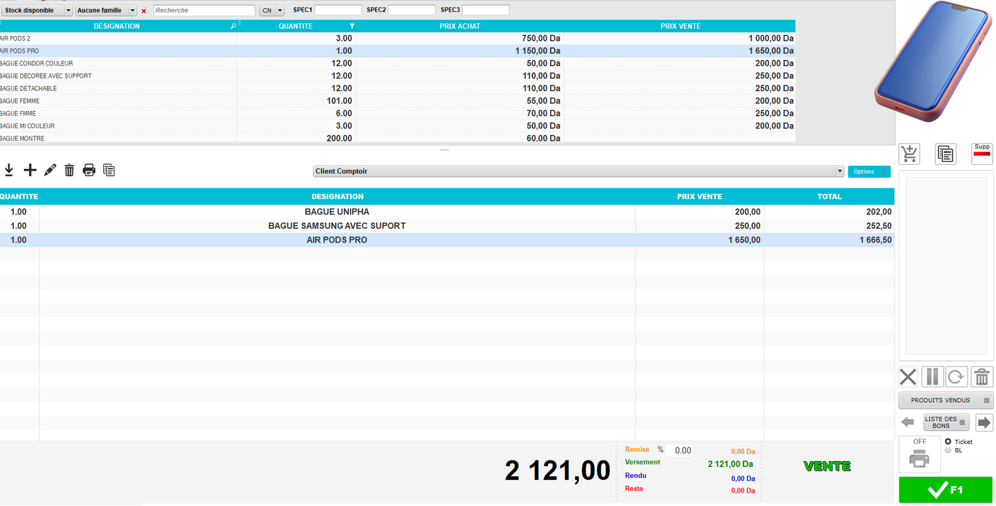 PROMO Dolisoft Logiciel de gestion pour boutiques de téléphonie et électronique